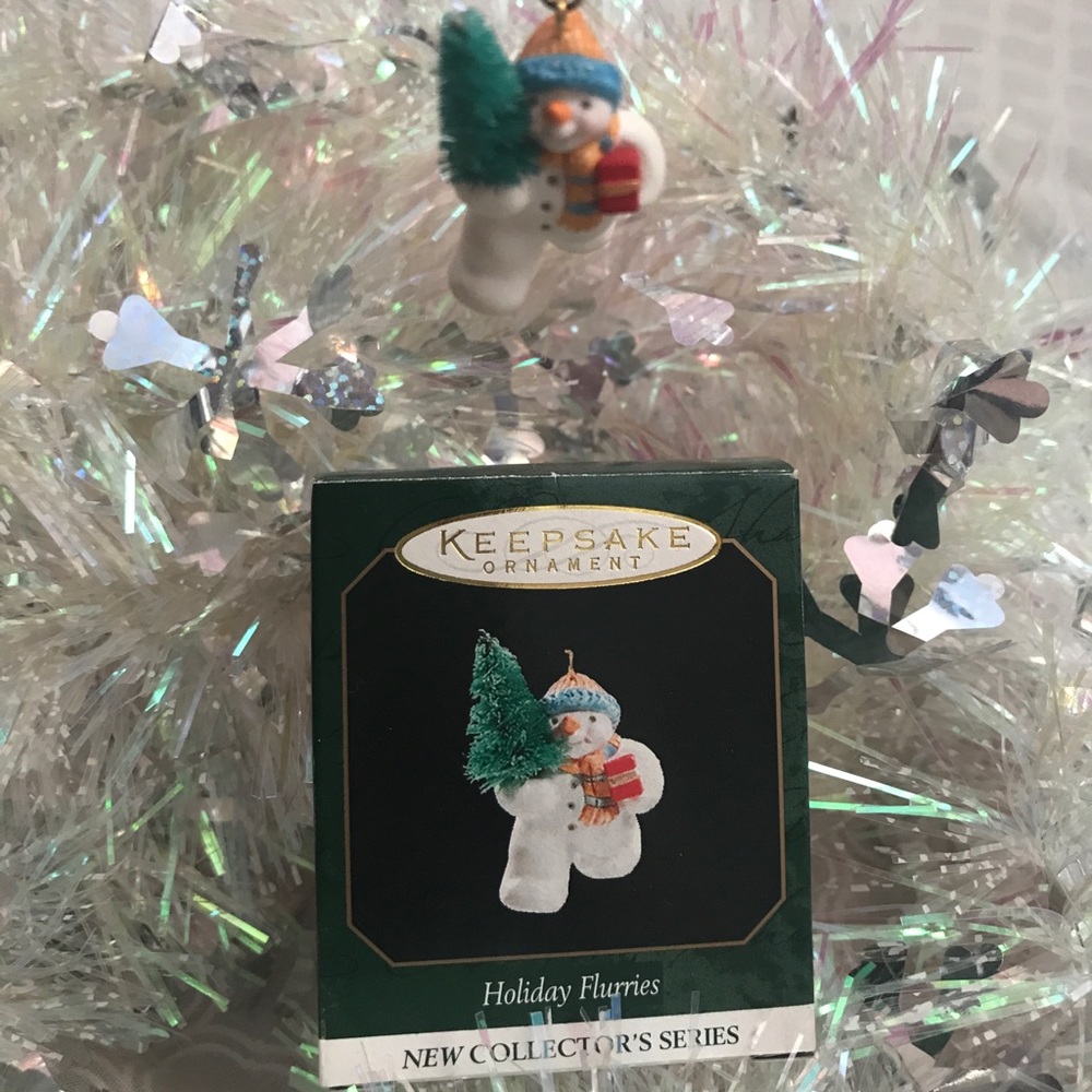 RARE Hallmark "Holiday Flurries #1" Ornament